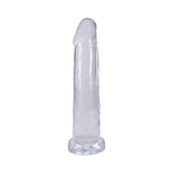 Crystal Jellies Realistic Cock 9 in. Clear
