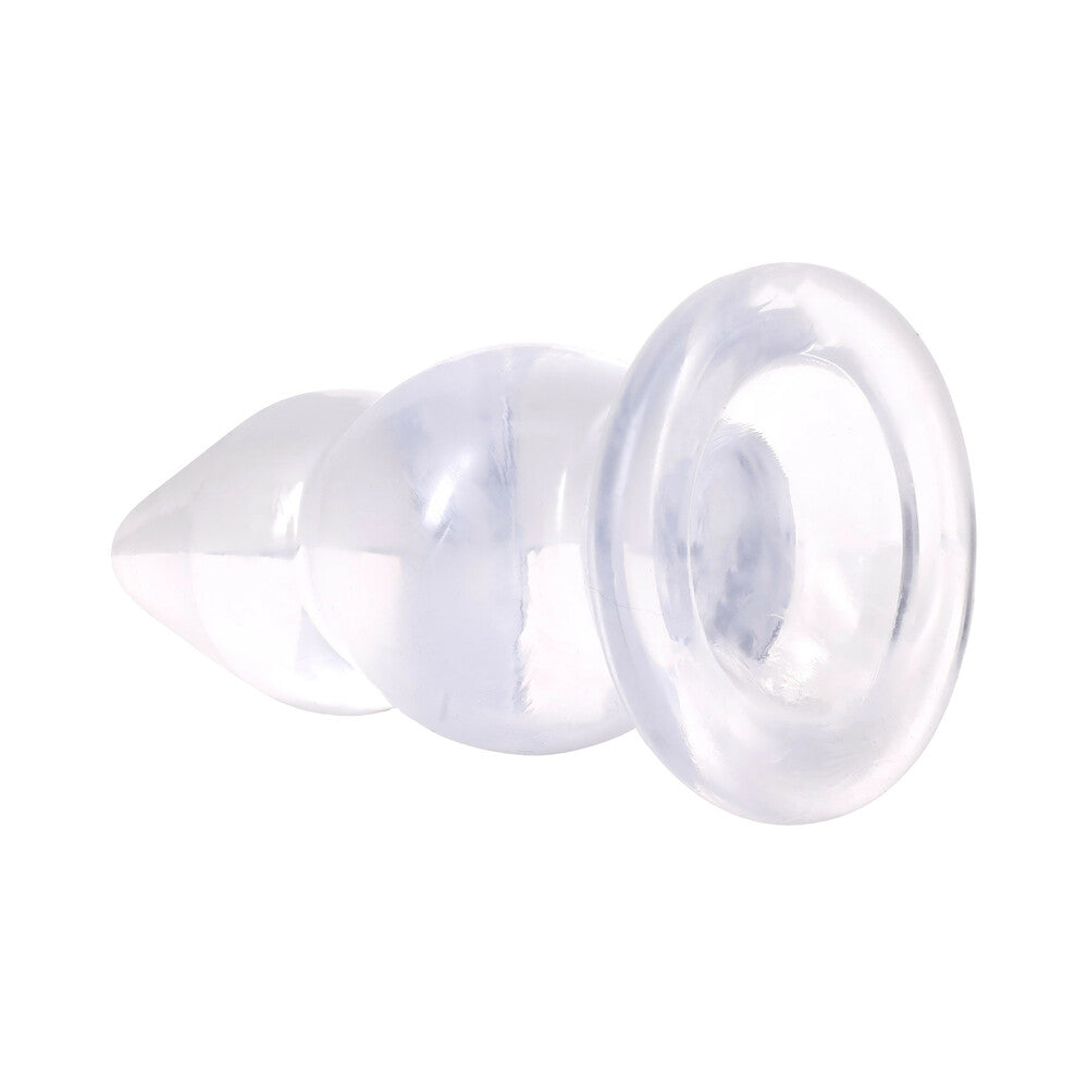 Crystal Jellies Double Pop Plug 6 in. Clear