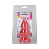 Crystal Jellies Double Pop Plug 6 in. Pink
