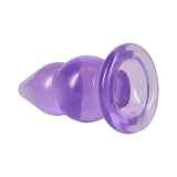 Crystal Jellies Double Pop Plug 6 in. Purple