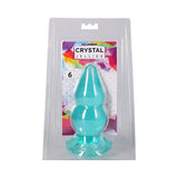 Crystal Jellies Double Pop Plug 6 in. Teal