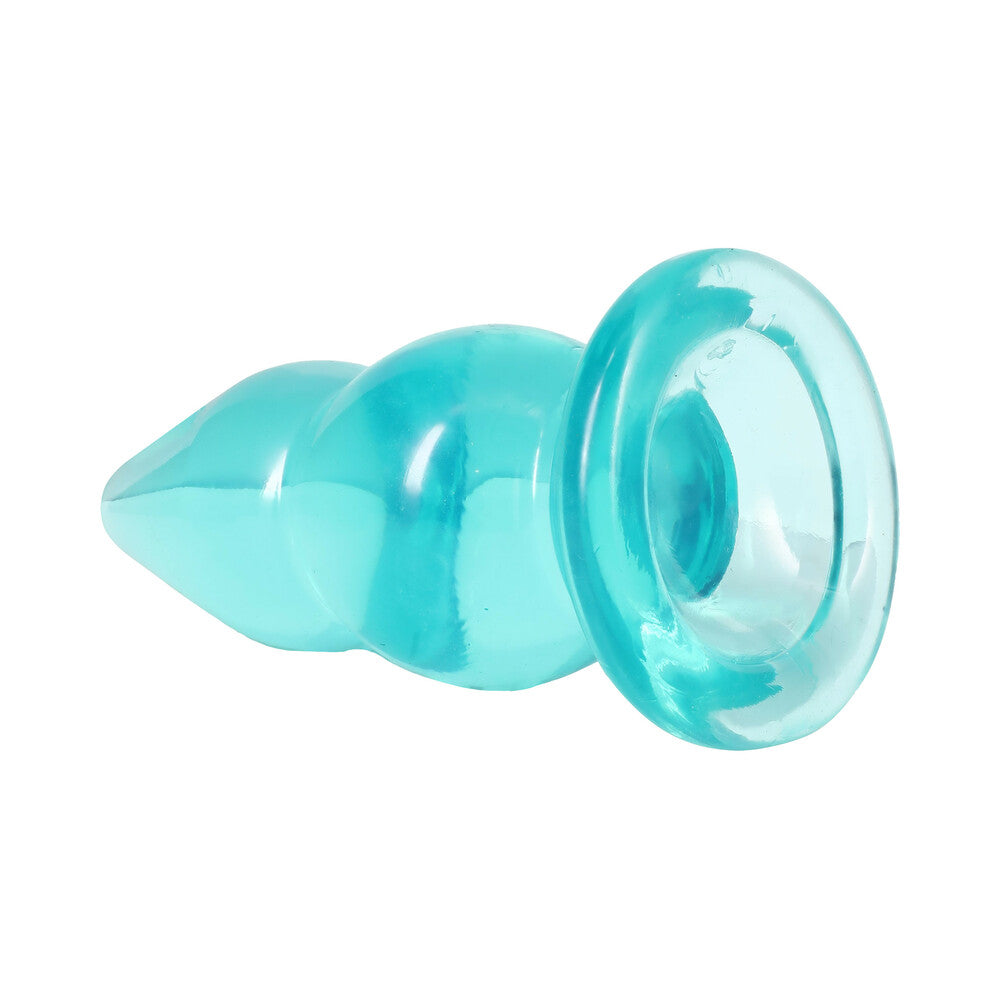 Crystal Jellies Double Pop Plug 6 in. Teal