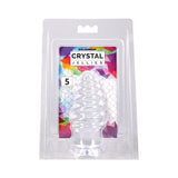 Crystal Jellies Anal Twist 5 in. Clear