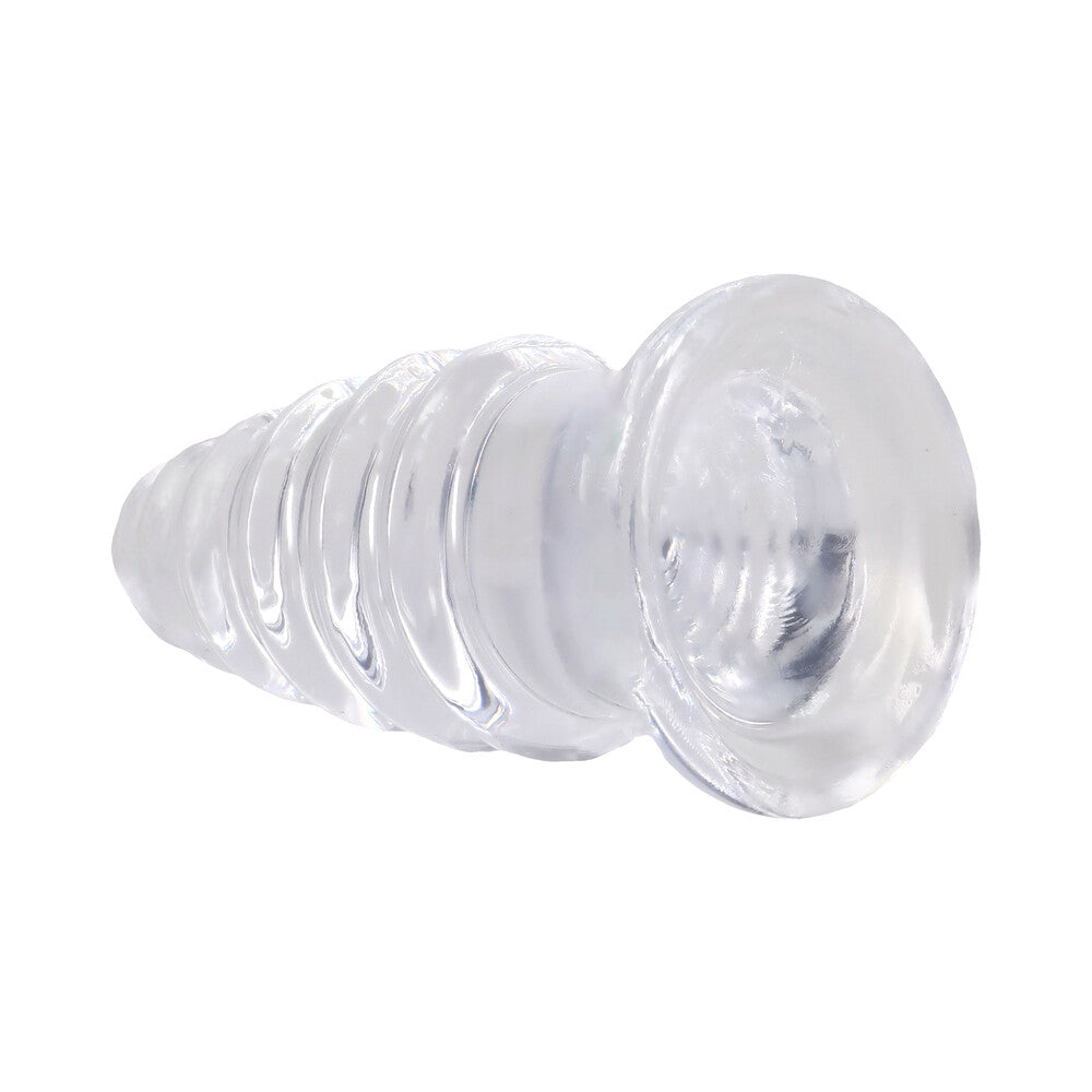 Crystal Jellies Anal Twist 5 in. Clear