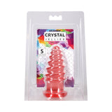 Crystal Jellies Anal Twist 5 in. Pink