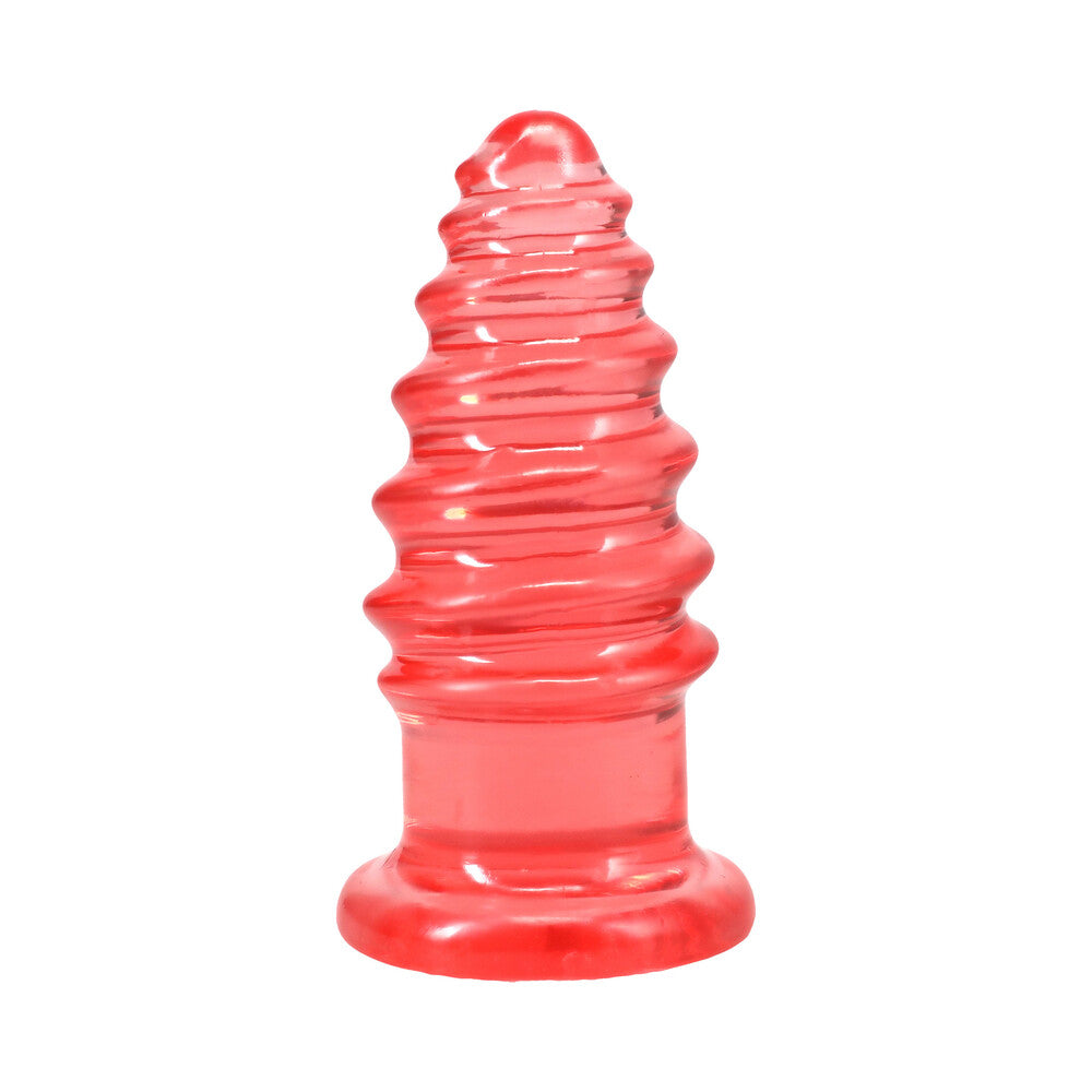 Crystal Jellies Anal Twist 5 in. Pink