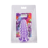 Crystal Jellies Anal Twist 5 in. Purple
