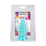 Crystal Jellies Anal Twist 5 in. Teal