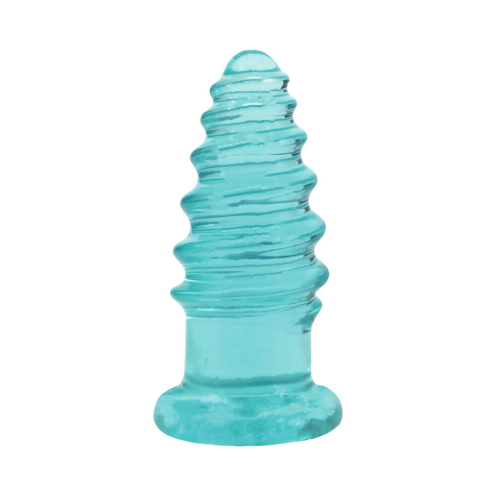 Crystal Jellies Anal Twist 5 in. Teal
