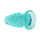 Crystal Jellies Anal Twist 5 in. Teal