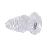 Crystal Jellies Anal Twist 6 in. Clear