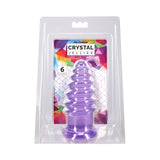 Crystal Jellies Anal Twist 6 in. Purple
