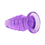 Crystal Jellies Anal Twist 6 in. Purple
