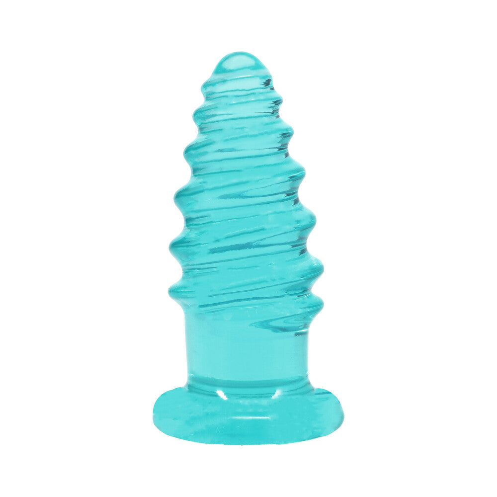 Crystal Jellies Anal Twist 6 in. Teal
