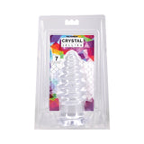 Crystal Jellies Anal Twist 7 in. Clear