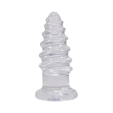 Crystal Jellies Anal Twist 7 in. Clear