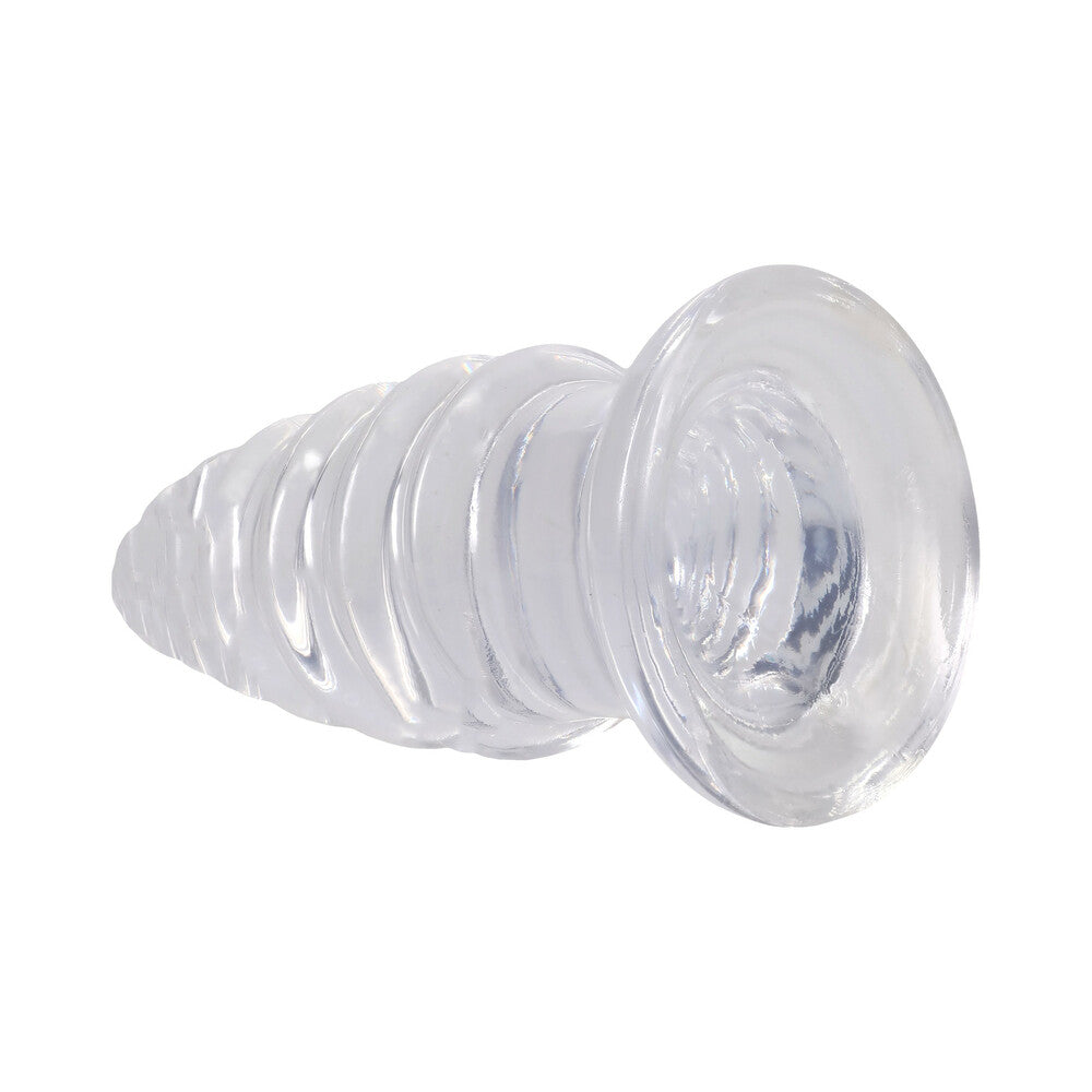 Crystal Jellies Anal Twist 7 in. Clear