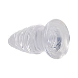 Crystal Jellies Anal Twist 7 in. Clear