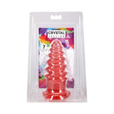 Crystal Jellies Anal Twist 7 in. Pink