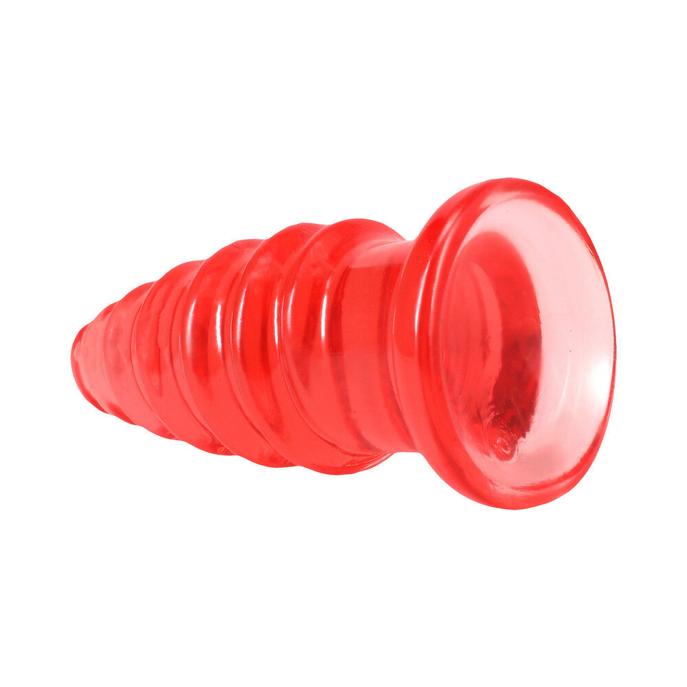Crystal Jellies Anal Twist 7 in. Pink