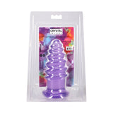 Crystal Jellies Anal Twist 7 in. Purple