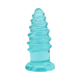 Crystal Jellies Anal Twist 7 in. Teal