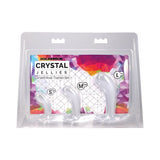 Crystal Jellies Curved Anal Trainer Set Clear
