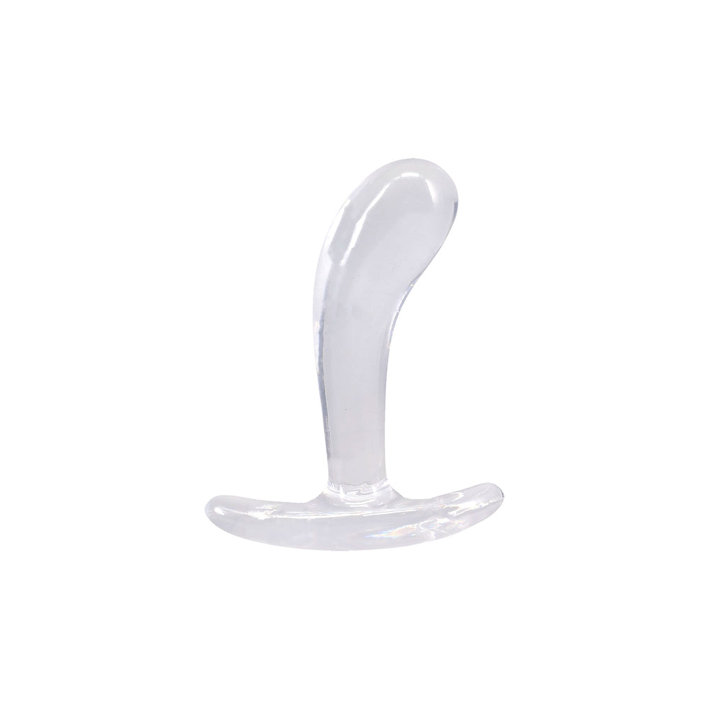Crystal Jellies Curved Anal Trainer Set Clear