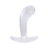 Crystal Jellies Curved Anal Trainer Set Clear