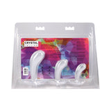 Crystal Jellies Curved Anal Trainer Set Clear