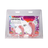 Crystal Jellies Curved Anal Trainer Set Pink