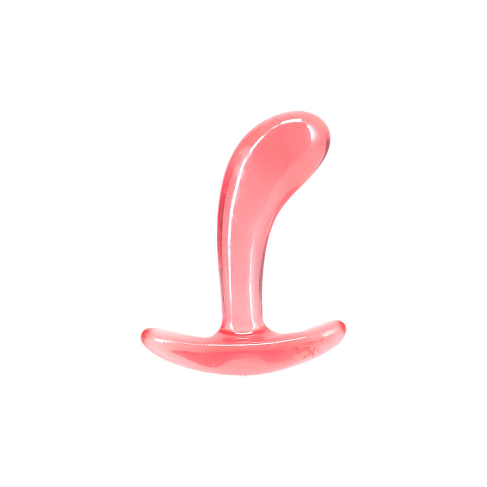 Crystal Jellies Curved Anal Trainer Set Pink