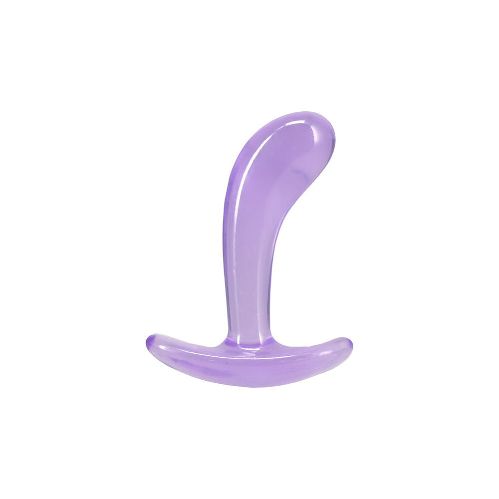 Crystal Jellies Curved Anal Trainer Set Purple