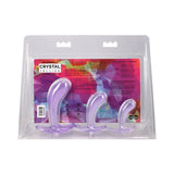 Crystal Jellies Curved Anal Trainer Set Purple