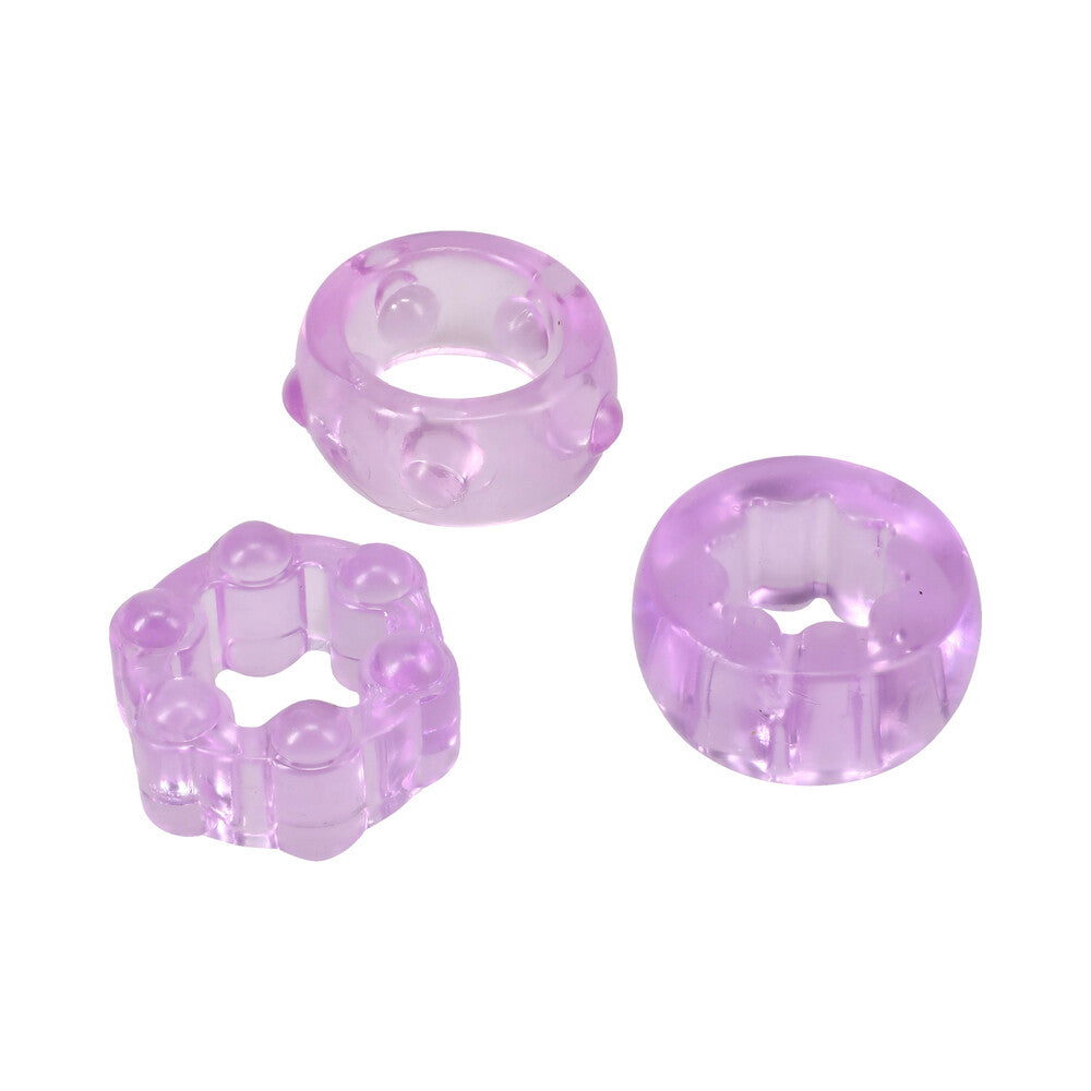 Crystal Jellies Performance Ring Set Purple