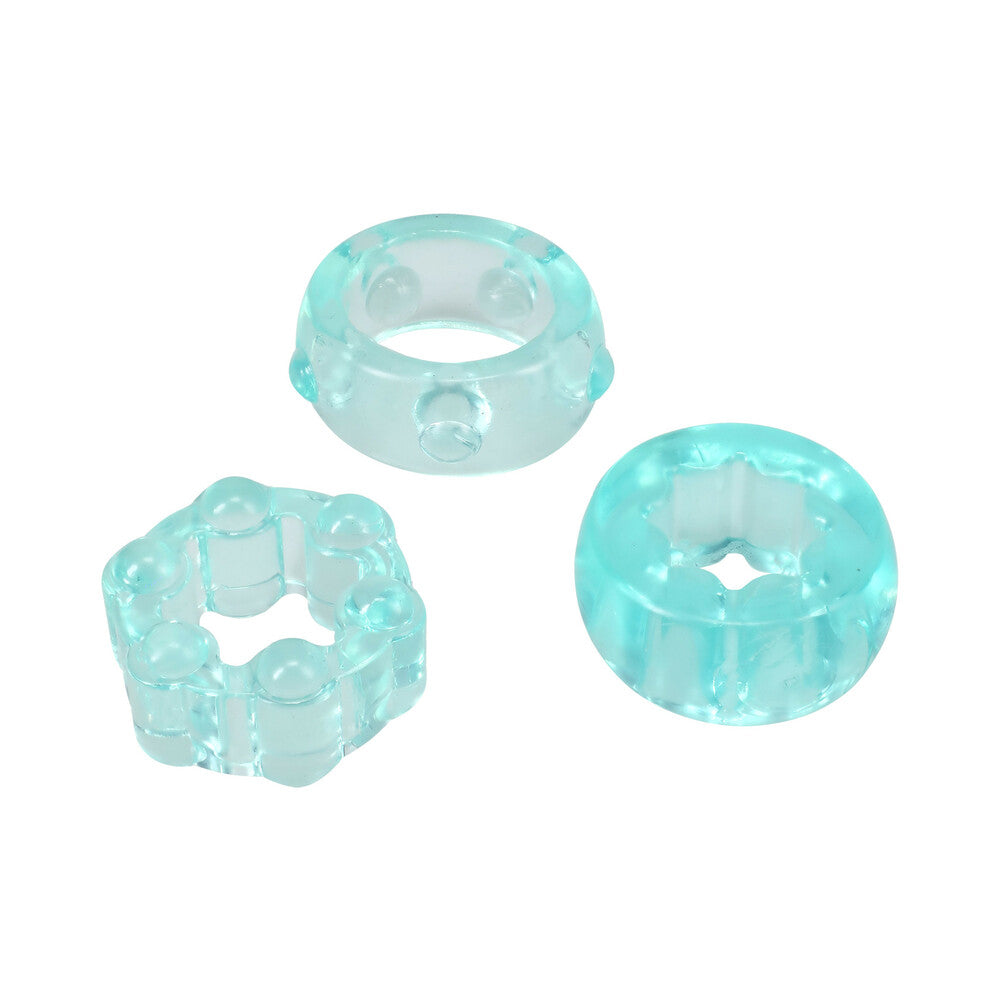 Crystal Jellies Performance Ring Set Teal