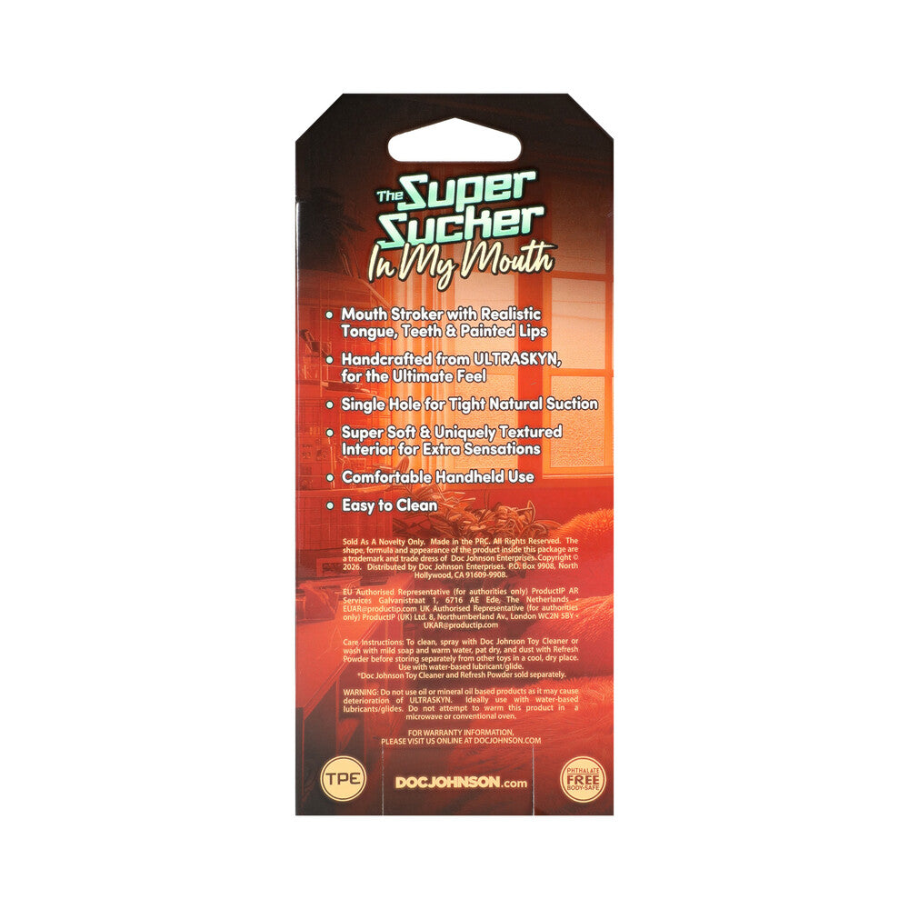 The Super Sucker In my Mouth ULTRASKYN Masturbator Vanilla