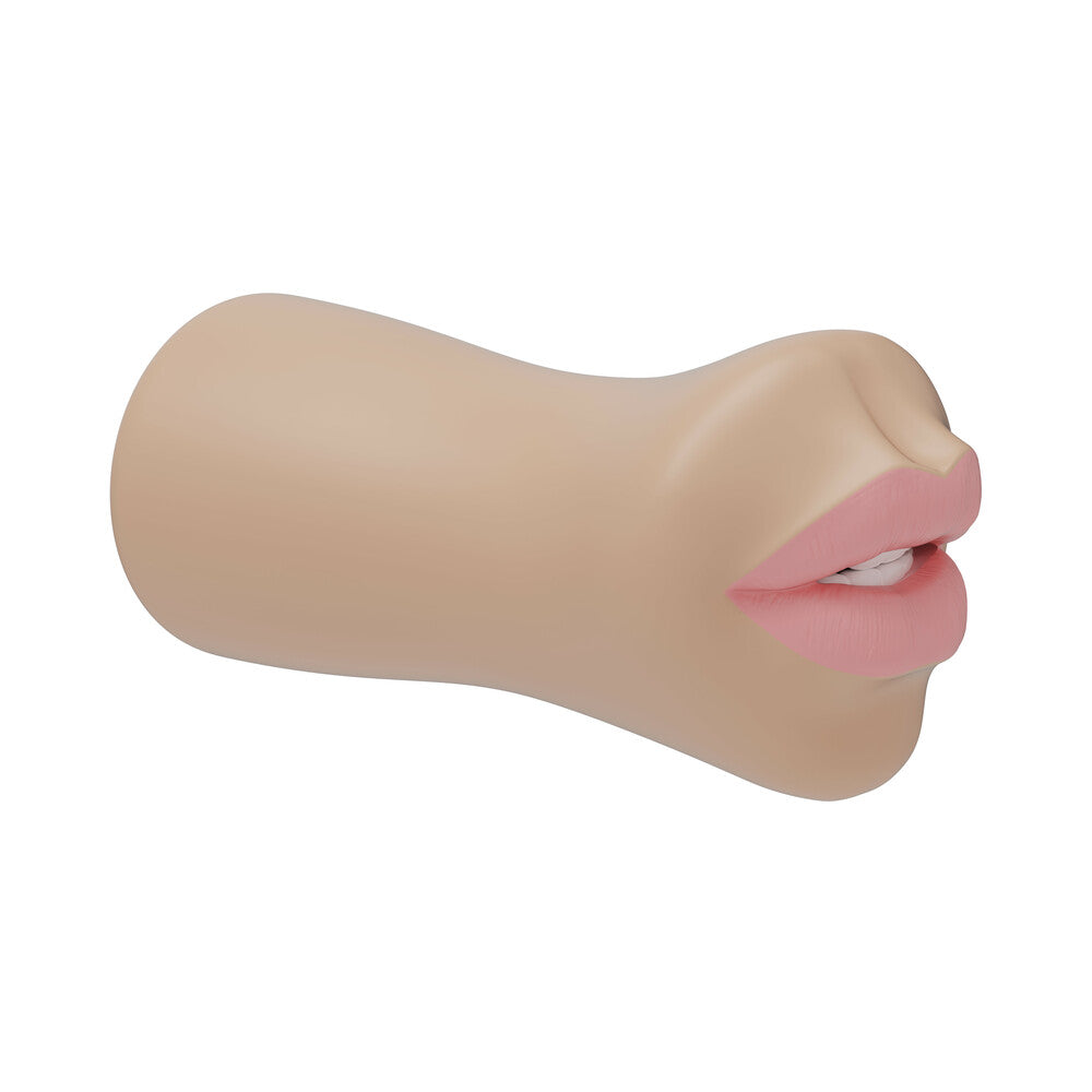 The Super Sucker Dick Sucking Lips ULTRASKYN Masturbator Vanilla