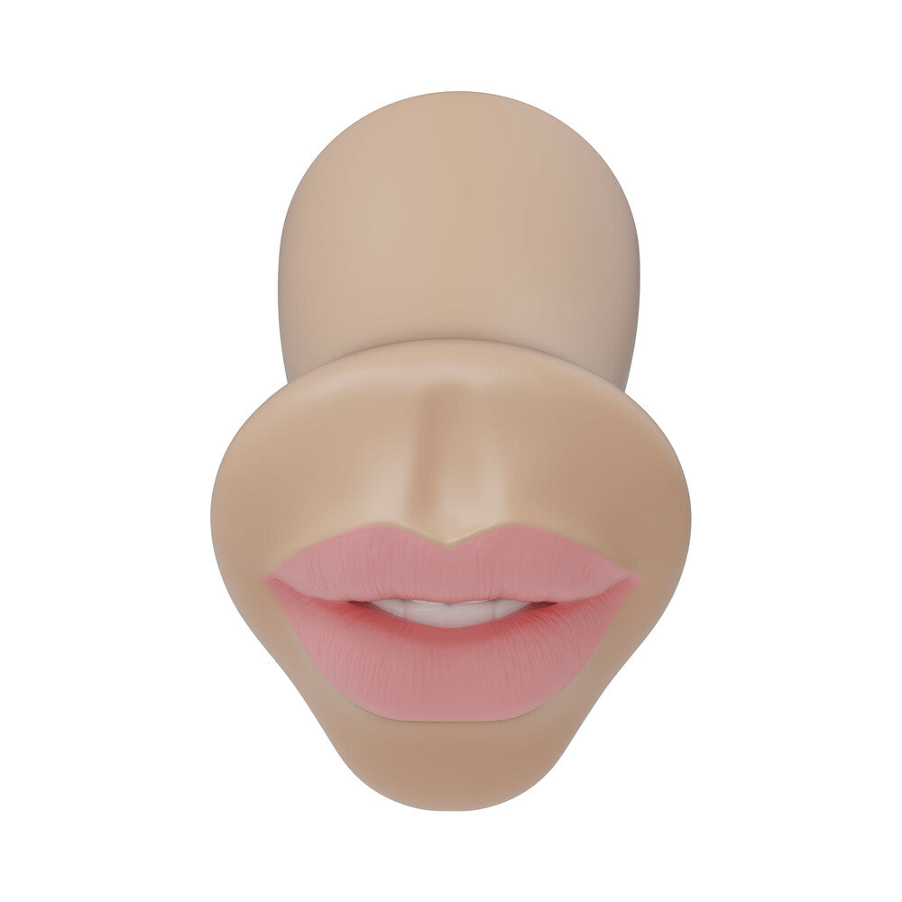 The Super Sucker Dick Sucking Lips ULTRASKYN Masturbator Vanilla