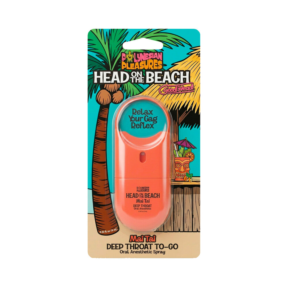 Polynesian Pleasures Head on The Beach Deep Throat Spray To-Go Mai Tai .3 oz.