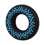 Polynesian Pleasures Hula Loops Silicone Tribal C-Ring 25mm Blue/Black