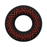 Polynesian Pleasures Hula Loops Silicone Tribal C-Ring 35mm Red/Black