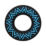 Polynesian Pleasures Hula Loops Silicone Tribal C-Ring 35mm Blue/Black
