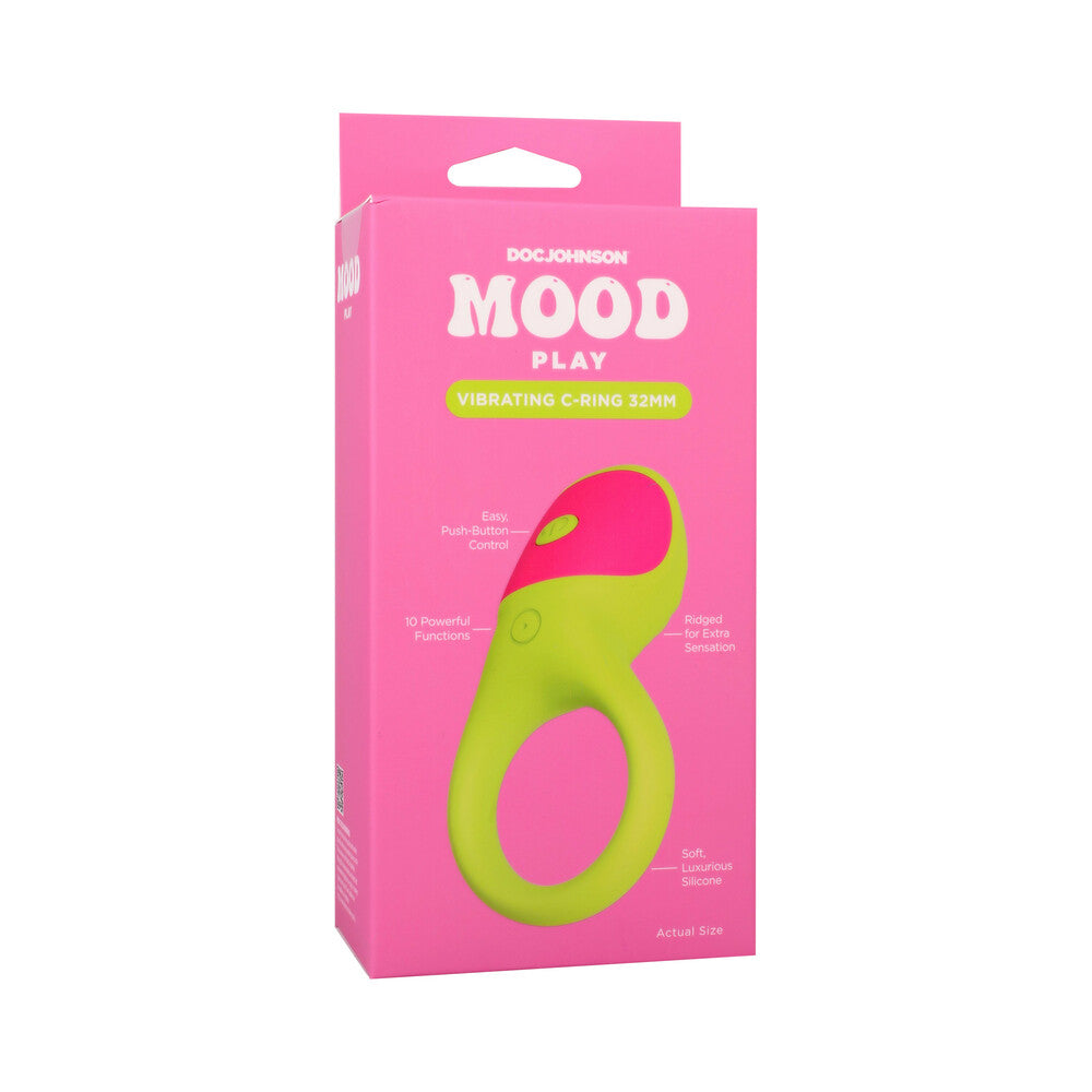 Mood Play Vibrating C-Ring Green