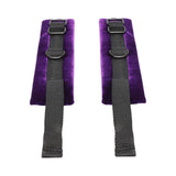Merci Velvet Wrist Cuffs Violet/Black
