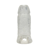 TitanMen Cock Sleeve with Ball Strap 4.5 in. Clear
