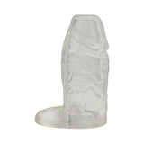 TitanMen Cock Sleeve with Ball Strap 4.5 in. Clear