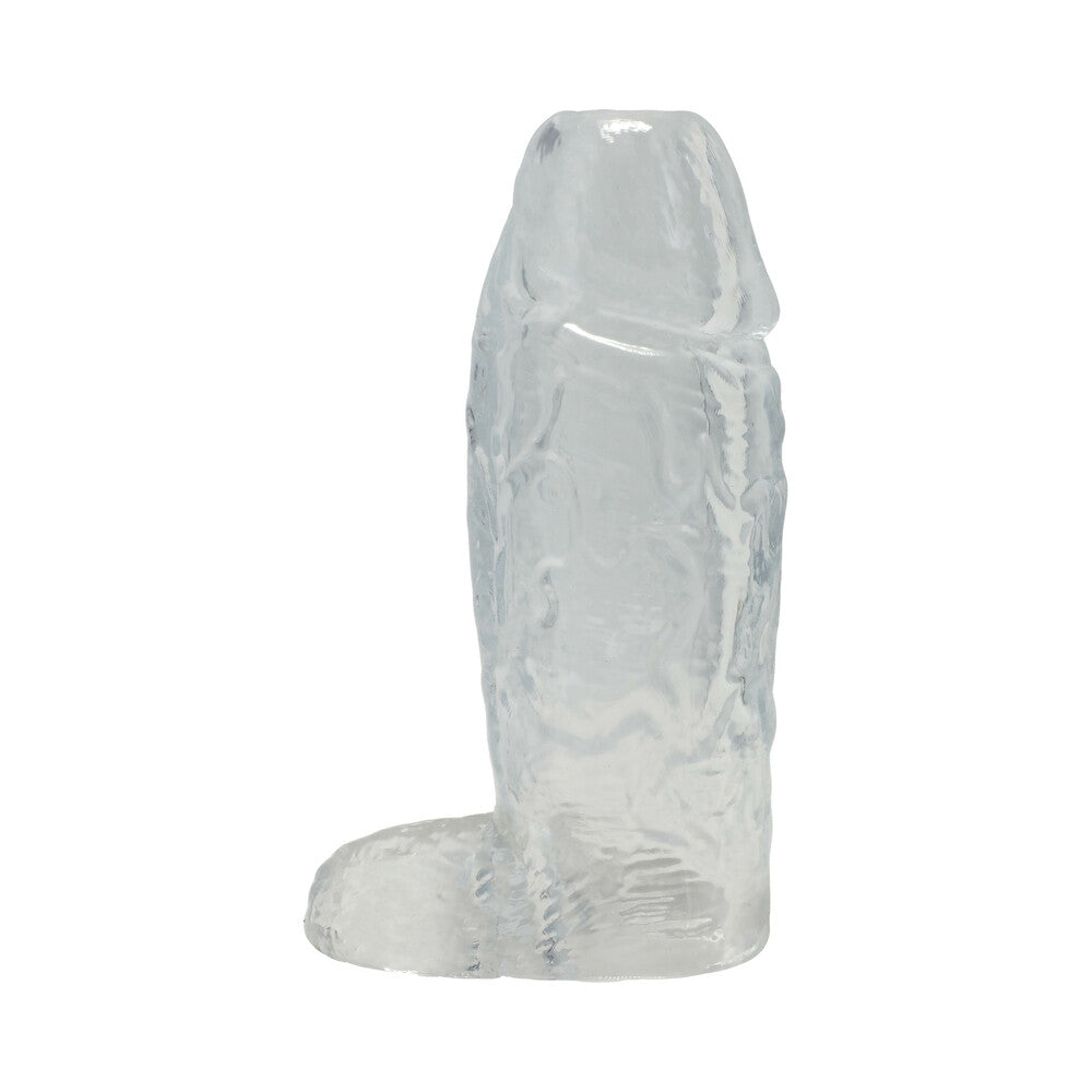 TitanMen Cock Sleeve with Ball Strap 6 in. Clear
