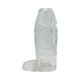 TitanMen Cock Sleeve with Ball Strap 6 in. Clear