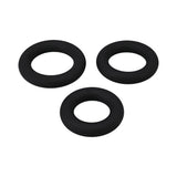 TitanMen Cushioned C-Ring 3 Piece Silicone Set Black